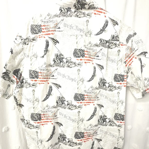 American Rag Graphic Print Shirt Mens Xl - Picture 4 of 4